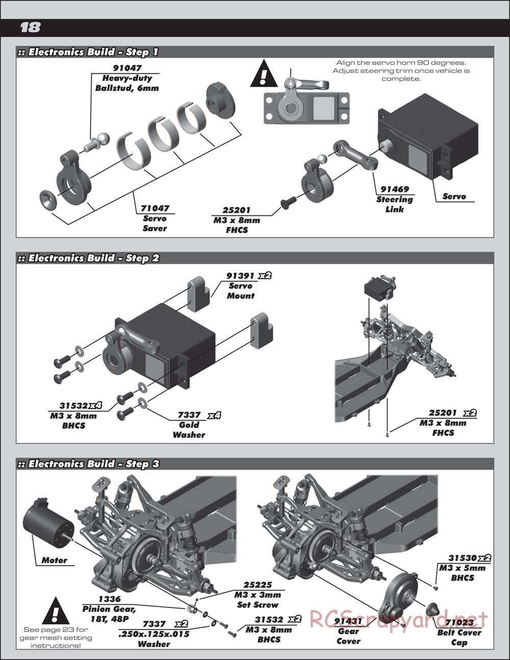 Team Associated - DR10 Drag Race Car - Manual - Page 18